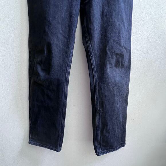 Abercrombie & Fitch The Dad High Rise Curve Love Women's Jean Size 25 Black - Picture 6 of 9